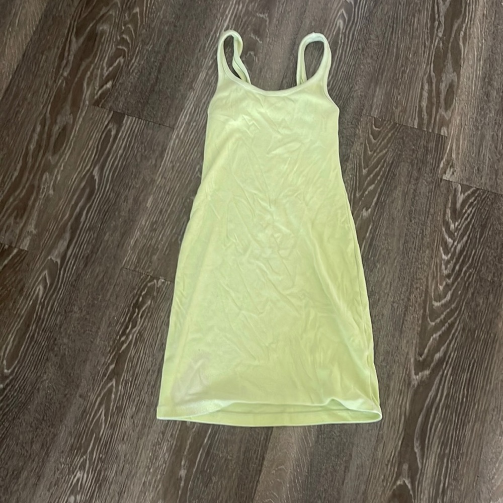 Beyond yoga citron yellow tank top